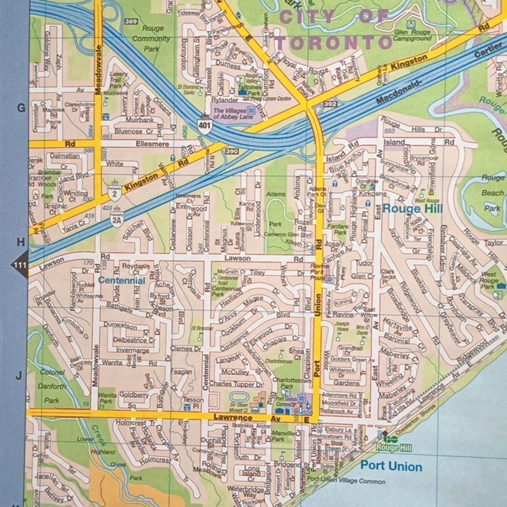 🟡Toronto & Area Map - Picture 5 of 7